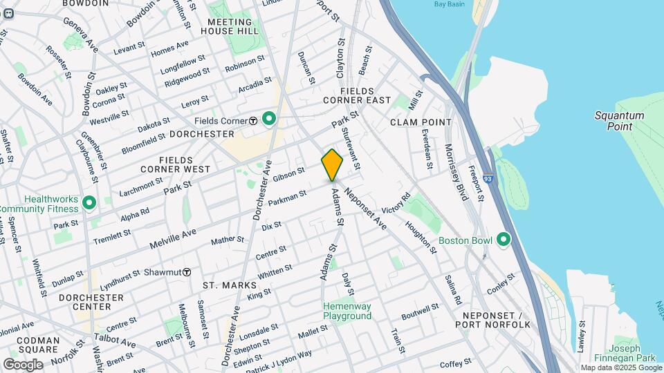 361 Adams St, Unit 3 Map and Location Details