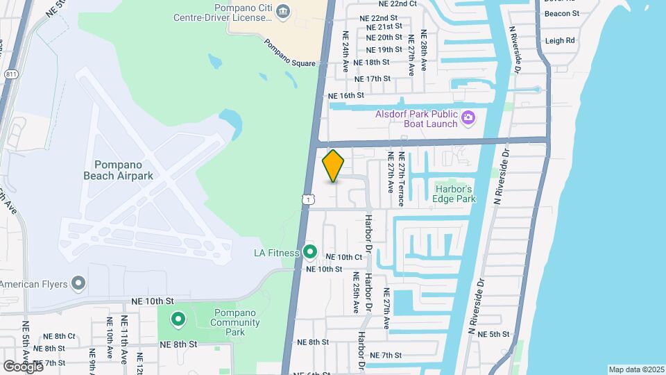 1247 NE 23rd Ave Map and Location Details