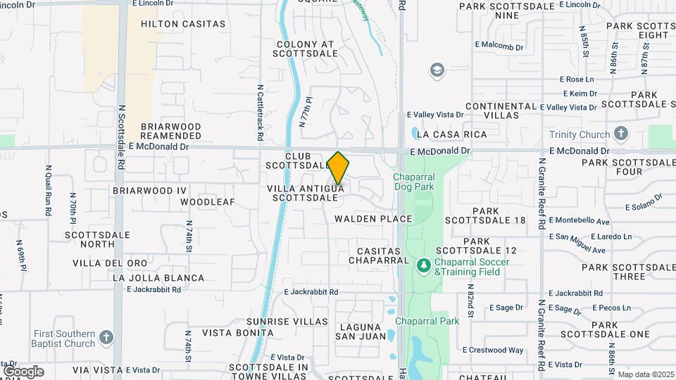 Scottsdale Place Apartments Mapa y Detalles de la Ubicación