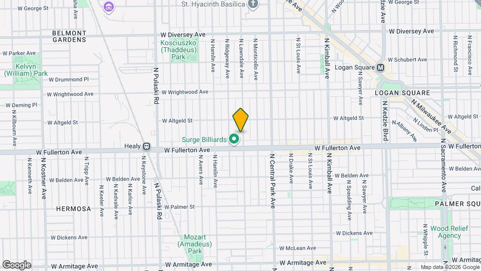 2424 N Lawndale Ave, Unit G Mapa y Detalles de la Ubicación