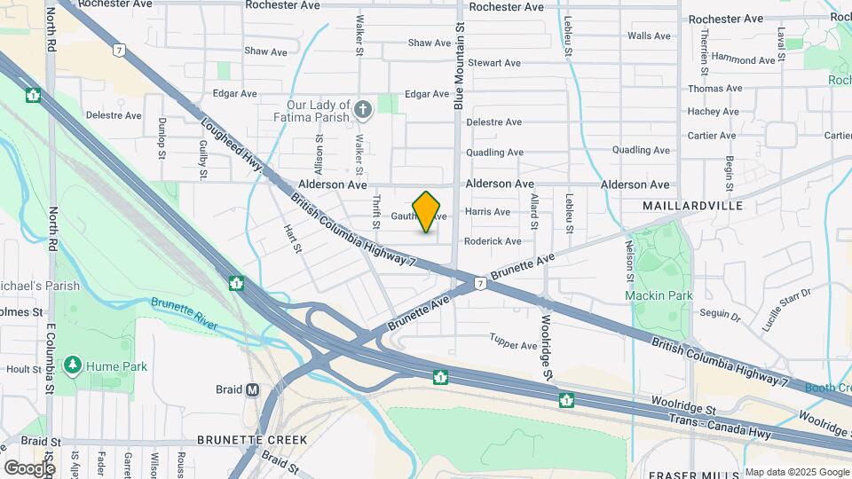 827 Roderick Ave Map and Location Details