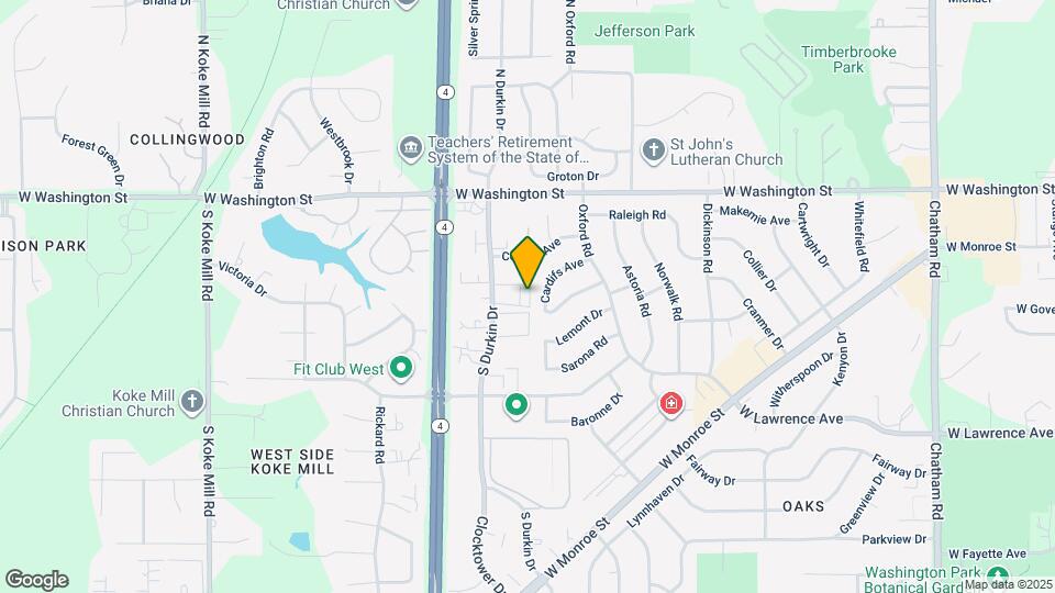254 S Durkin Dr, Unit A Map and Location Details