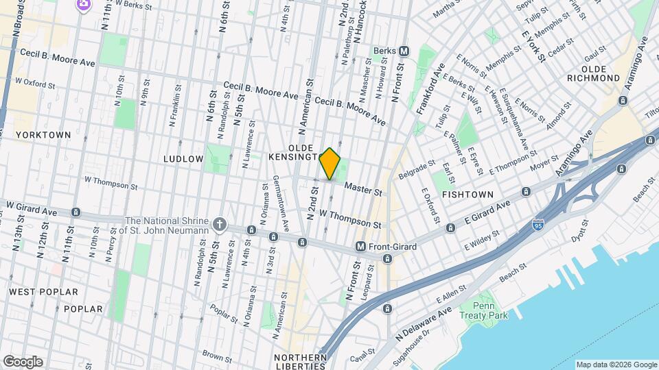 174 Master St Map and Location Details