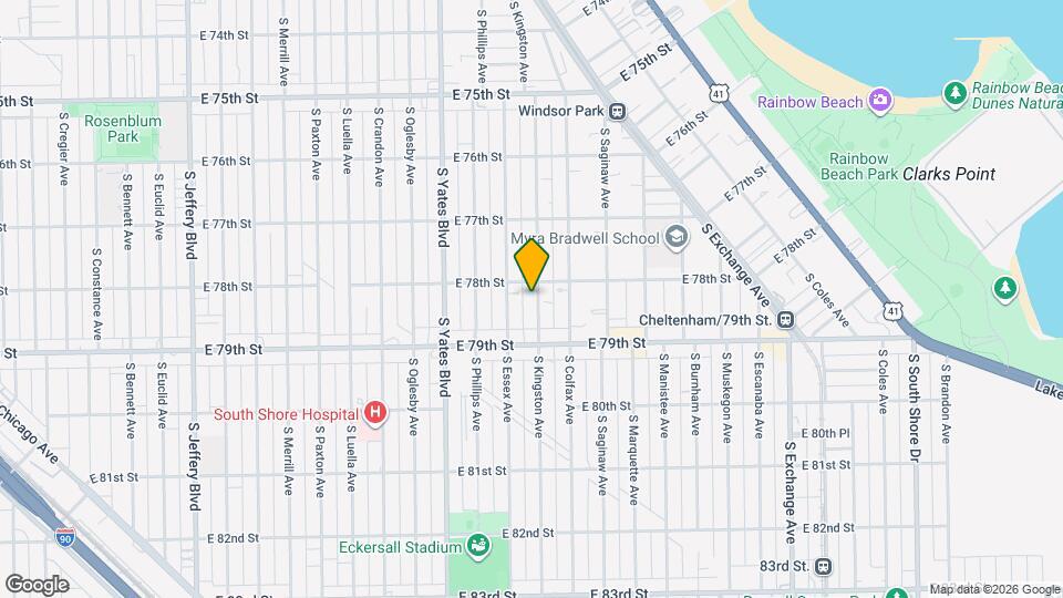 7816 S Kingston Ave Mapa y Detalles de la Ubicación