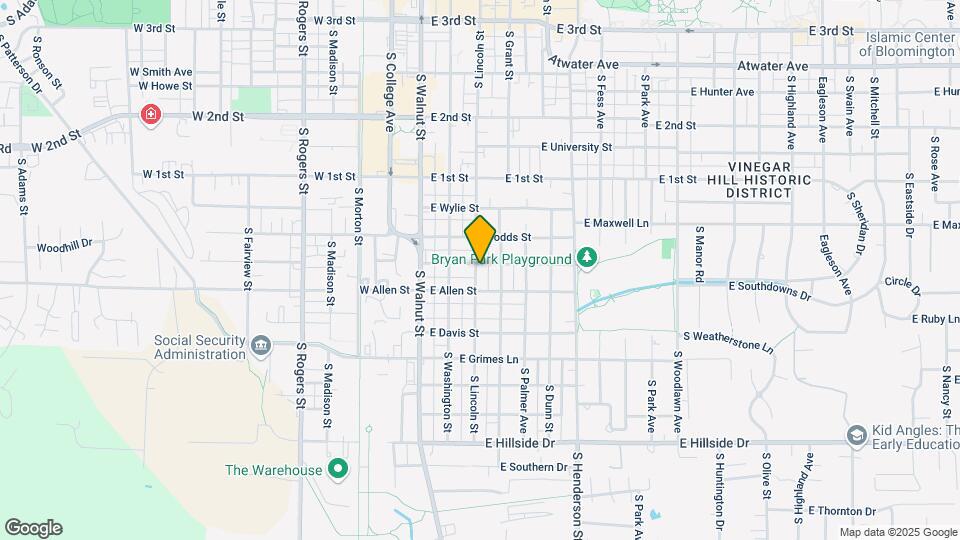 901 S Lincoln St Map and Location Details