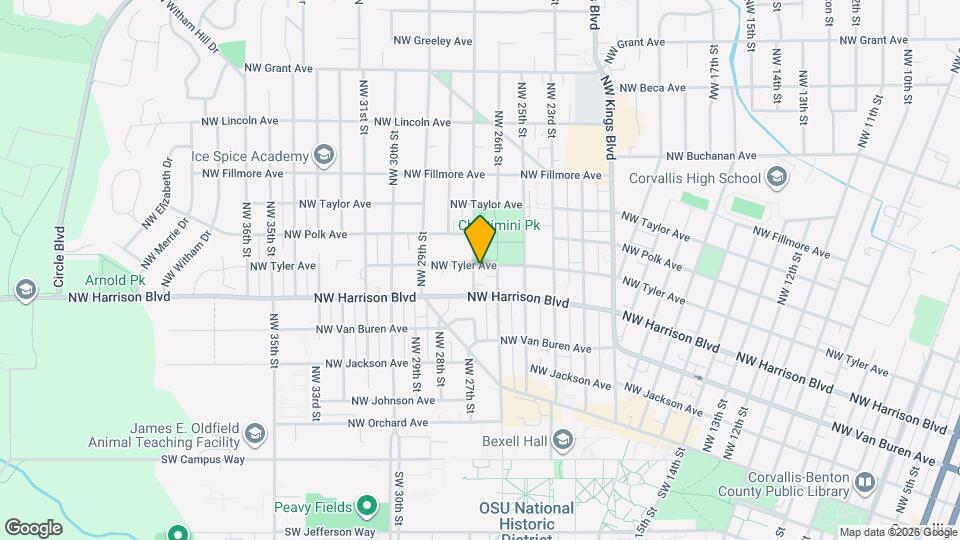 2662 NW Tyler Ave Map and Location Details