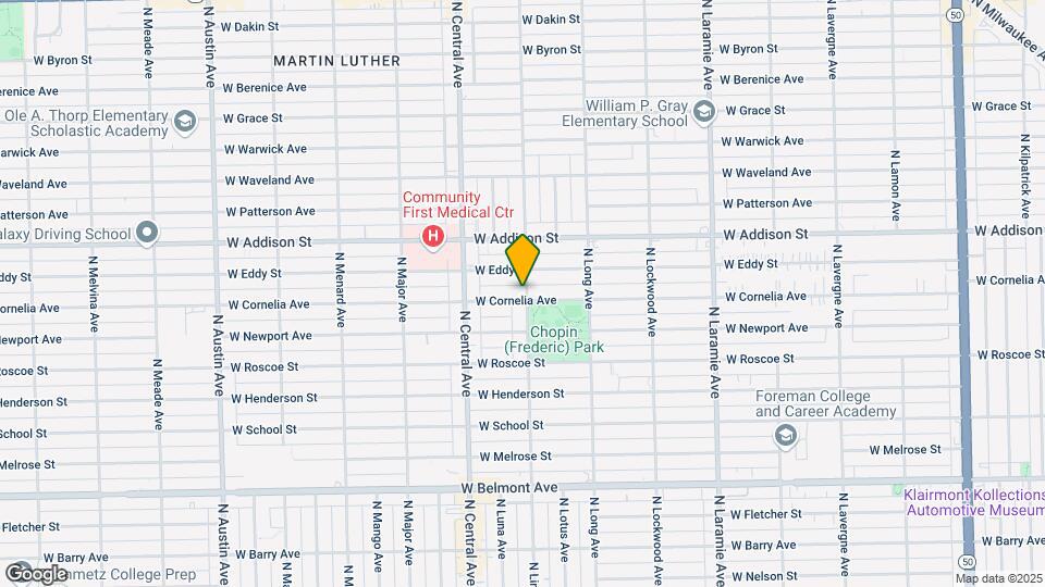 3535 N Linder Ave Map and Location Details