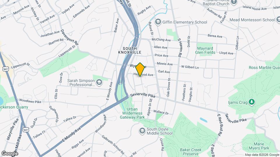 2321 Bradford St Map and Location Details