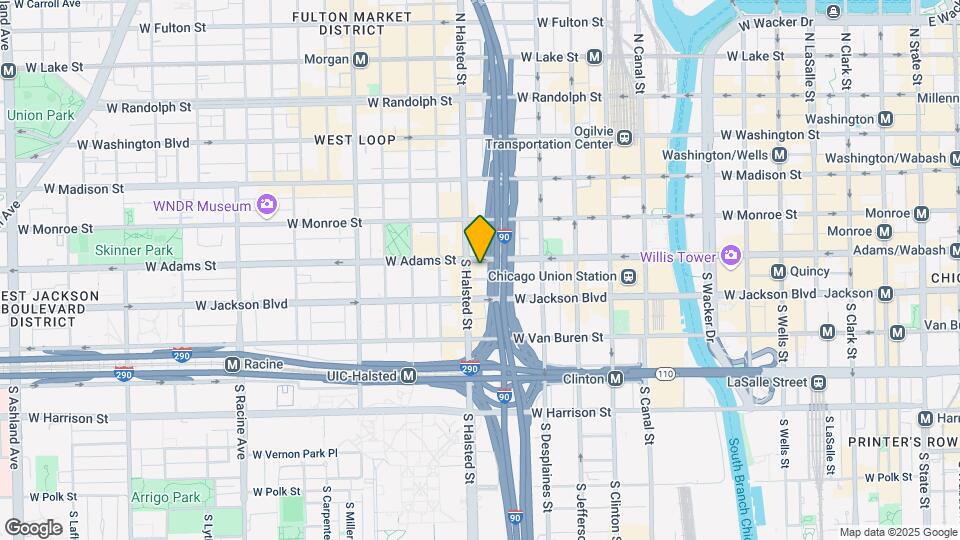 779 W Adams St, Unit 3301 Map and Location Details