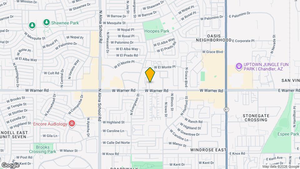 2029 N Sunset Dr Map and Location Details