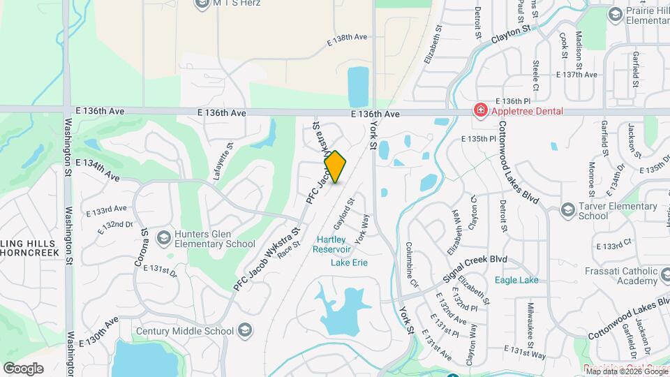 13460 Vine St Map and Location Details