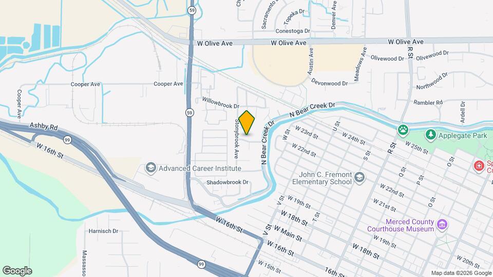 1861 Creekside Dr Map and Location Details