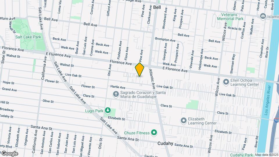 4407 Live Oak St Mapa y Detalles de la Ubicación