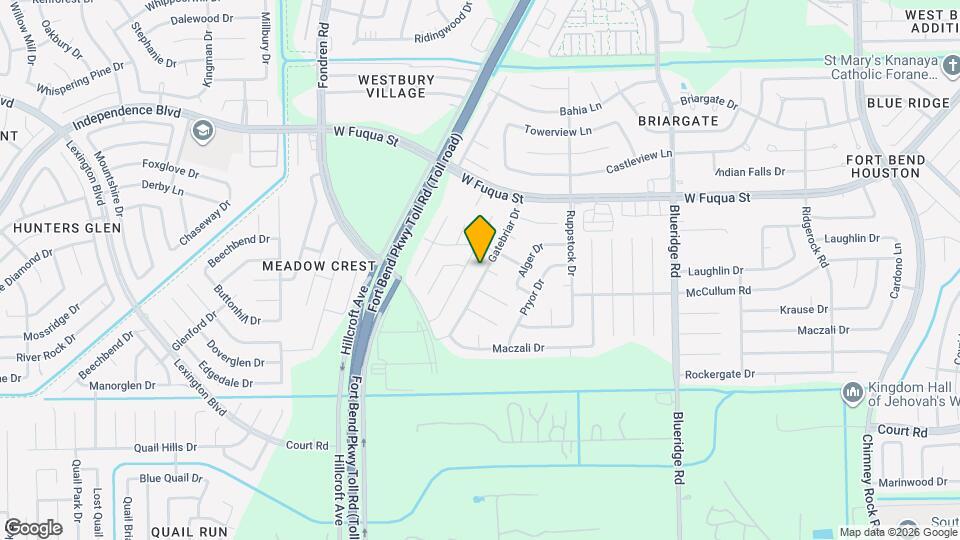 15818 Gatebriar Dr Map and Location Details