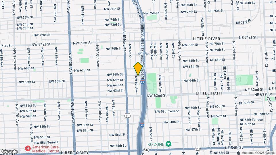 6475 NW 6th Ave Map and Location Details