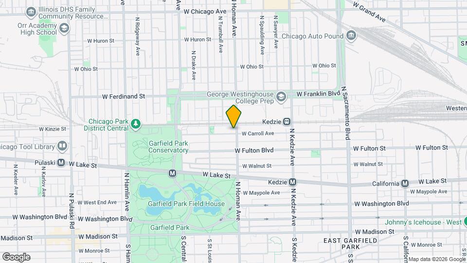 3408 W Carroll Ave Map and Location Details