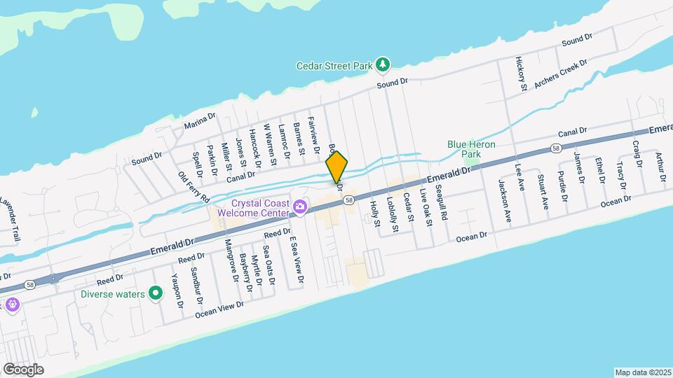 205 Bogue Inlet Dr Map and Location Details