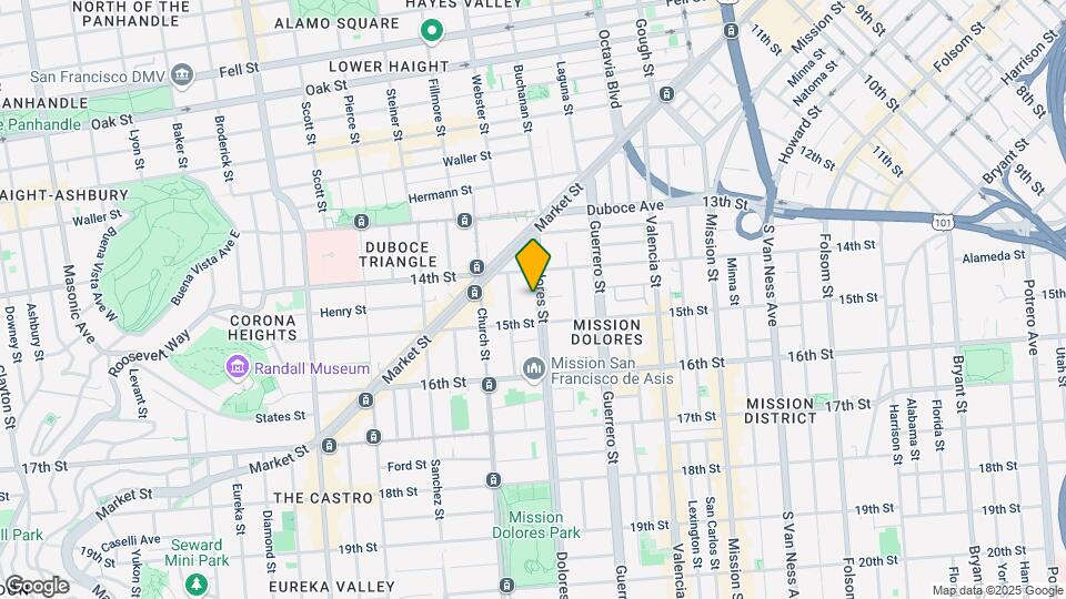 154 Dolores St Mapa y Detalles de la Ubicación