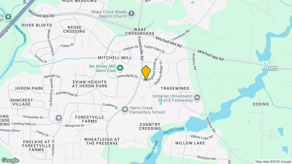 4014 Springfield Creek Dr Map and Location Details