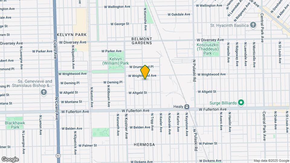 2537 N Kildare Ave Map and Location Details