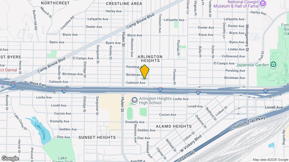 4412 Calmont Ave Map and Location Details