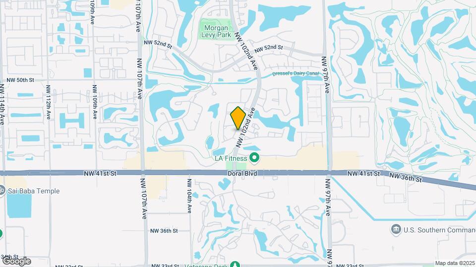 4501 NW 102nd Ct Map and Location Details