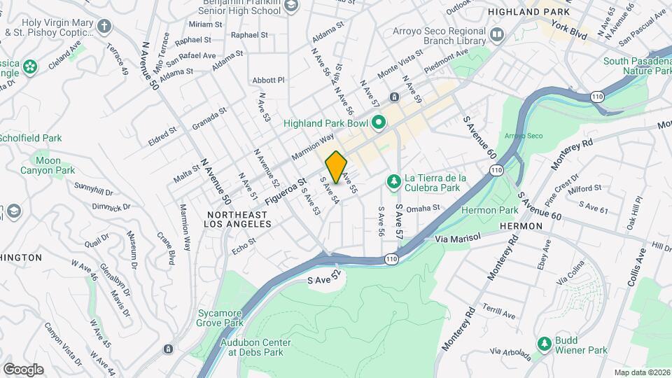 143 S Ave 54 Map and Location Details