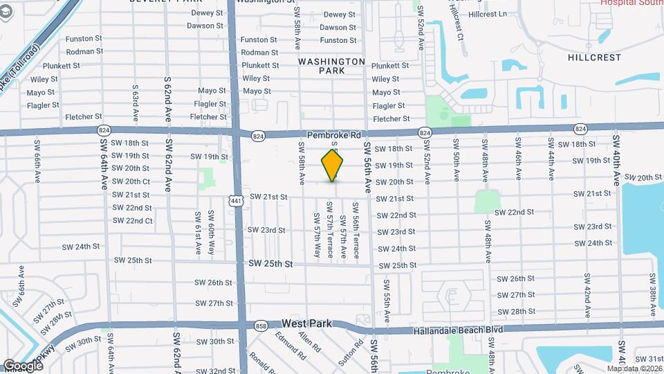 2004 SW 57th Ave Map and Location Details