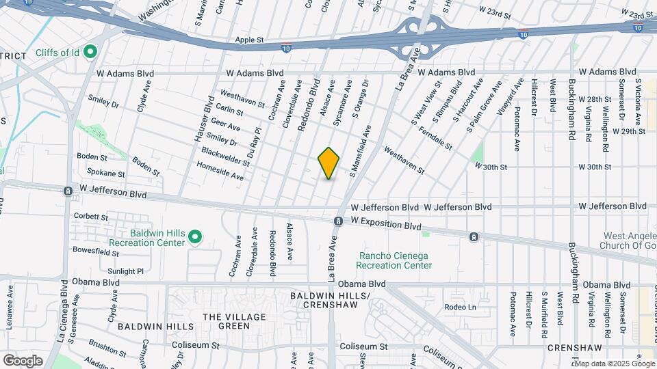 2937 S Orange Dr Map and Location Details