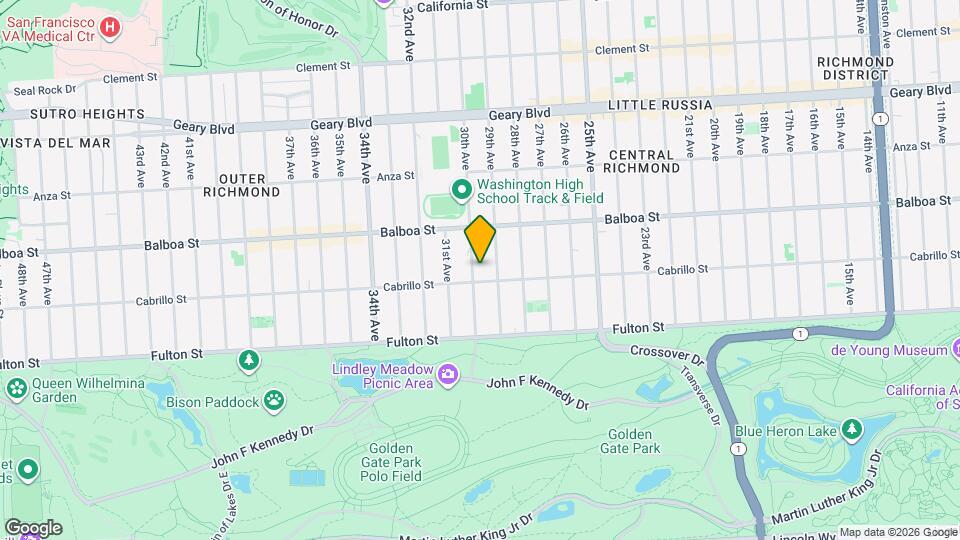 780 30th Ave Map and Location Details