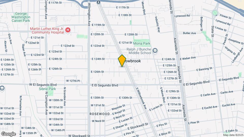 12517 S Willowbrook Ave Mapa y Detalles de la Ubicación