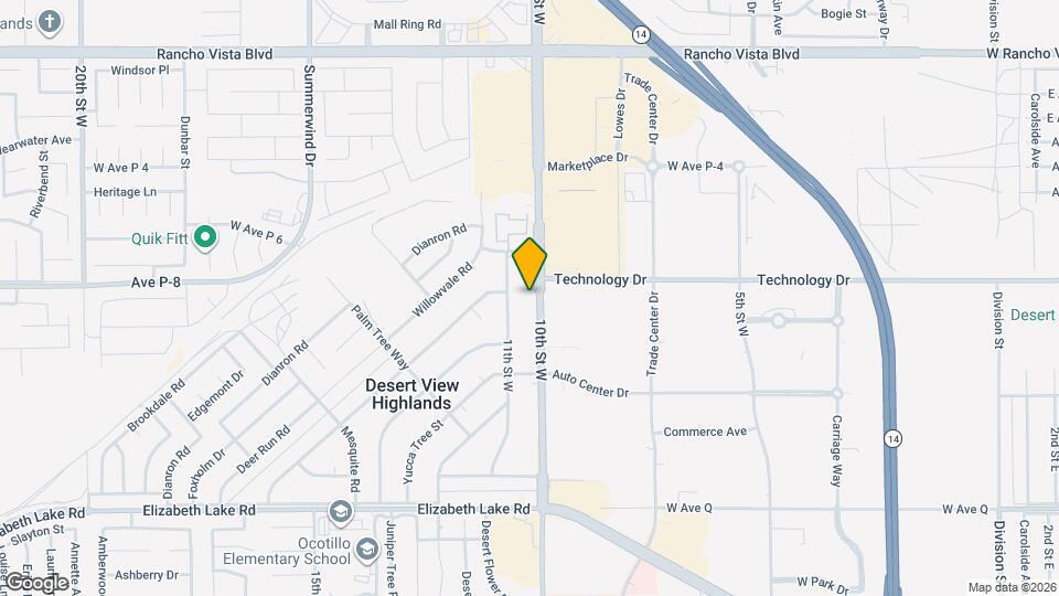 39129 10th St W Map and Location Details