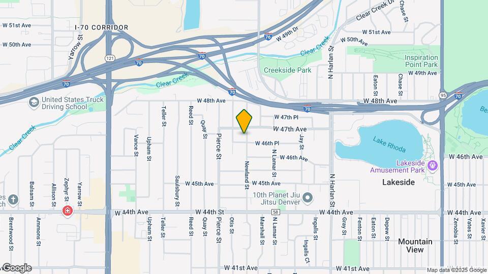4675 Newland St Map and Location Details