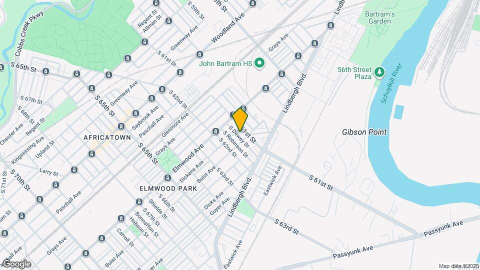 2553 S Dewey St Map and Location Details