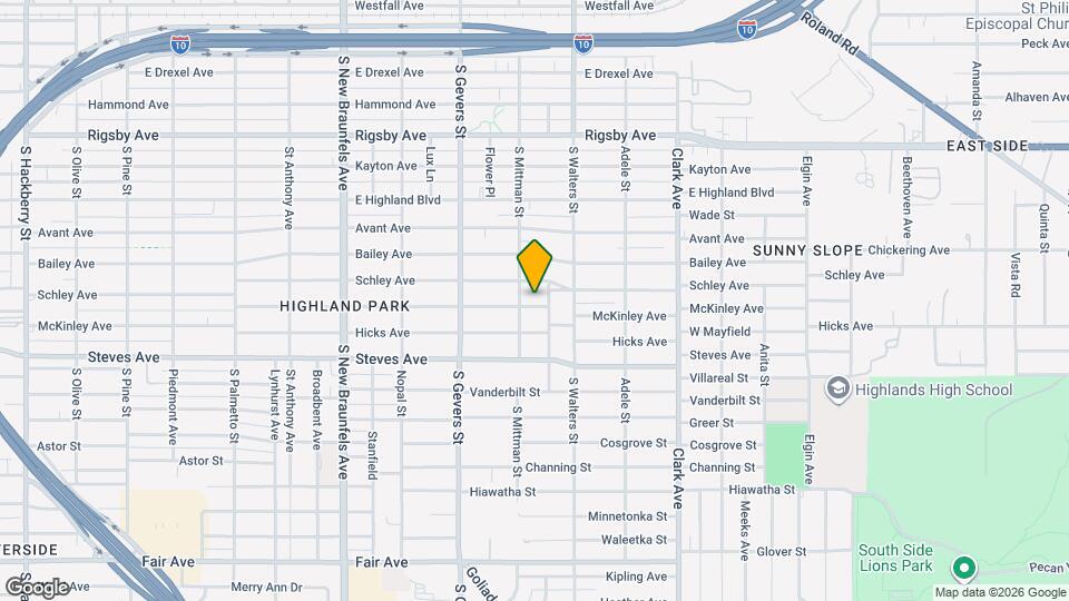 1811 McKinley Ave Map and Location Details