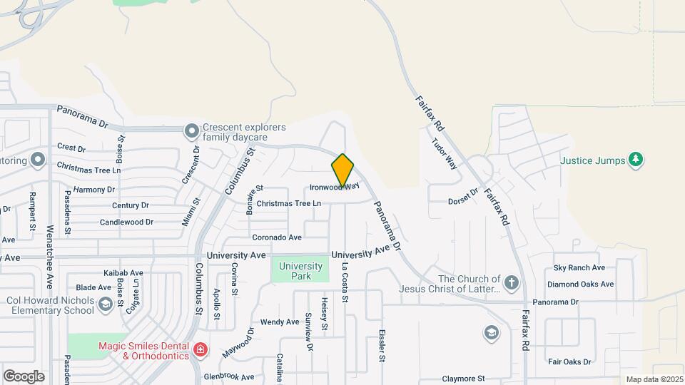 4701 Ironwood Way Map and Location Details