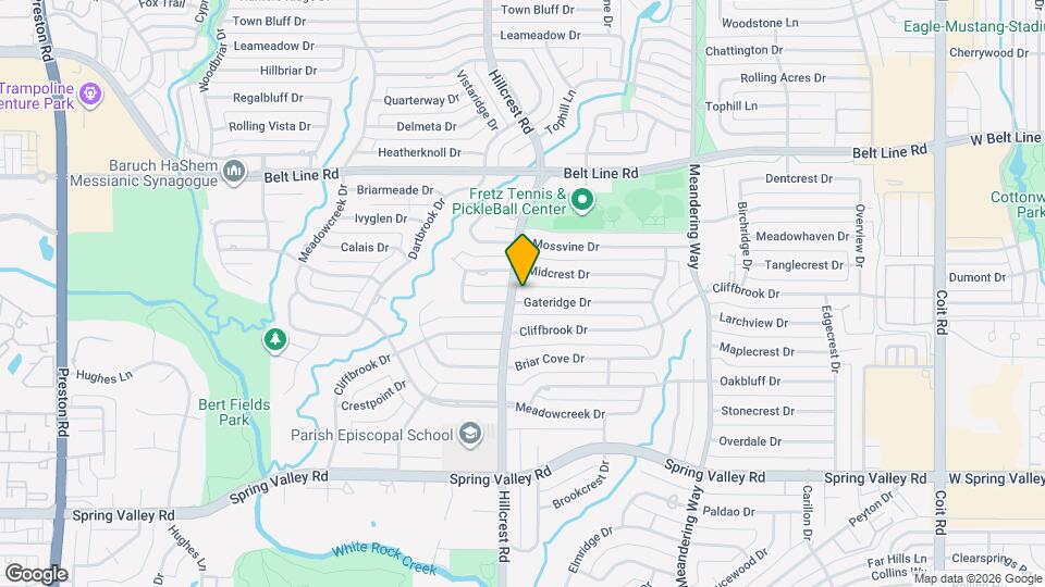 6911 Gateridge Dr Map and Location Details