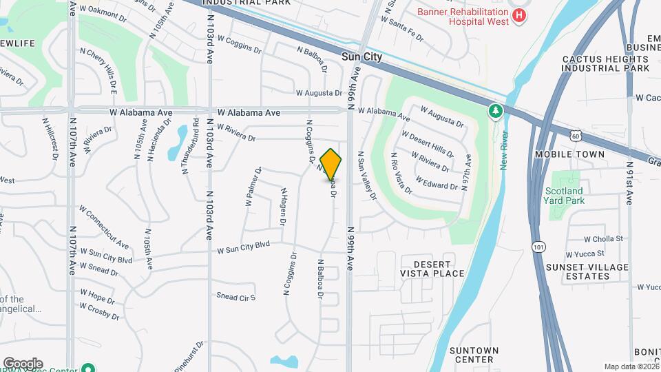 11644 N Balboa Dr Map and Location Details