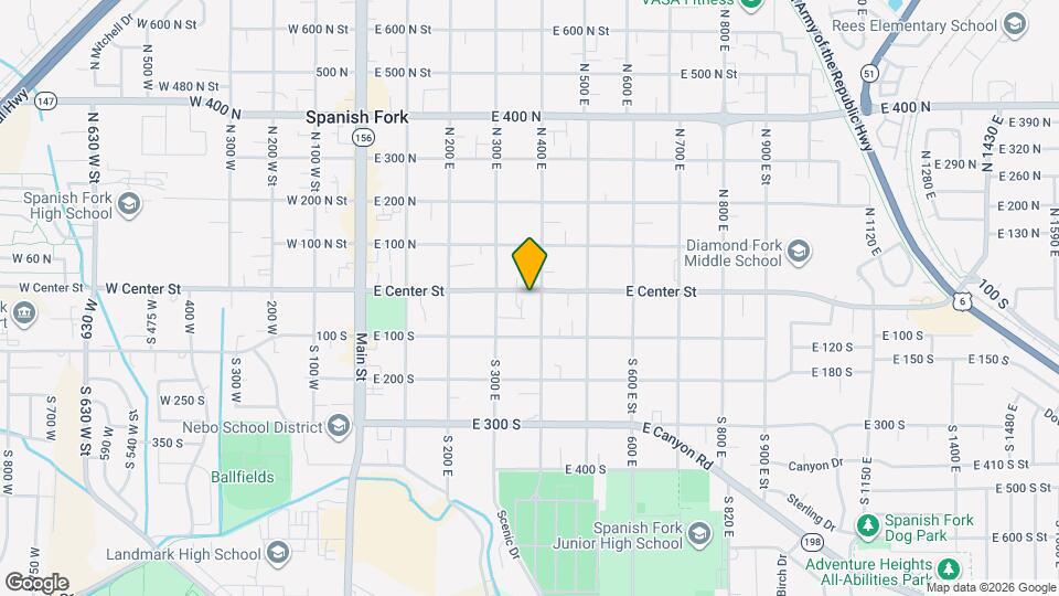 378 E Center St, Unit 378 Mapa y Detalles de la Ubicación