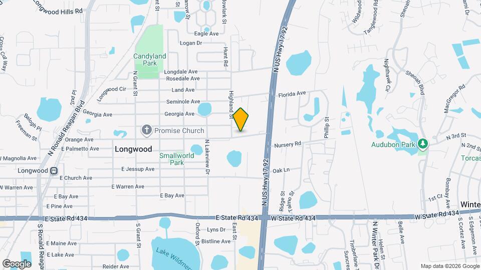 909 Orange Ave Map and Location Details