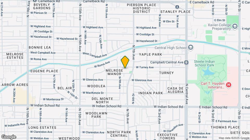 801 Turney Apartments Map and Location Details
