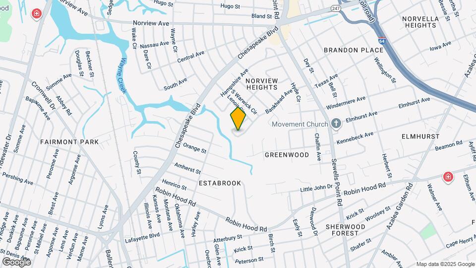 4544 Bankhead Ave Map and Location Details