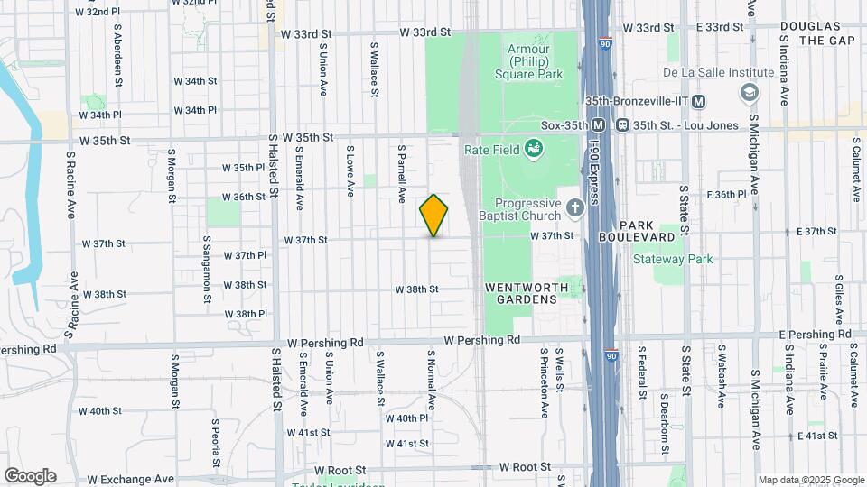 455 W 37th St Map and Location Details