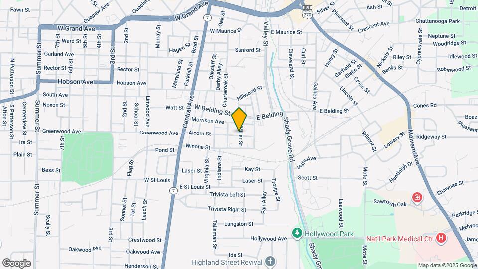 202 Alcorn St Map and Location Details