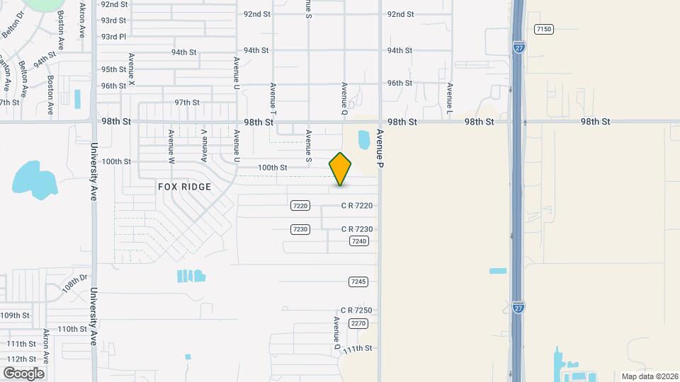 1703 102nd St Mapa y Detalles de la Ubicación