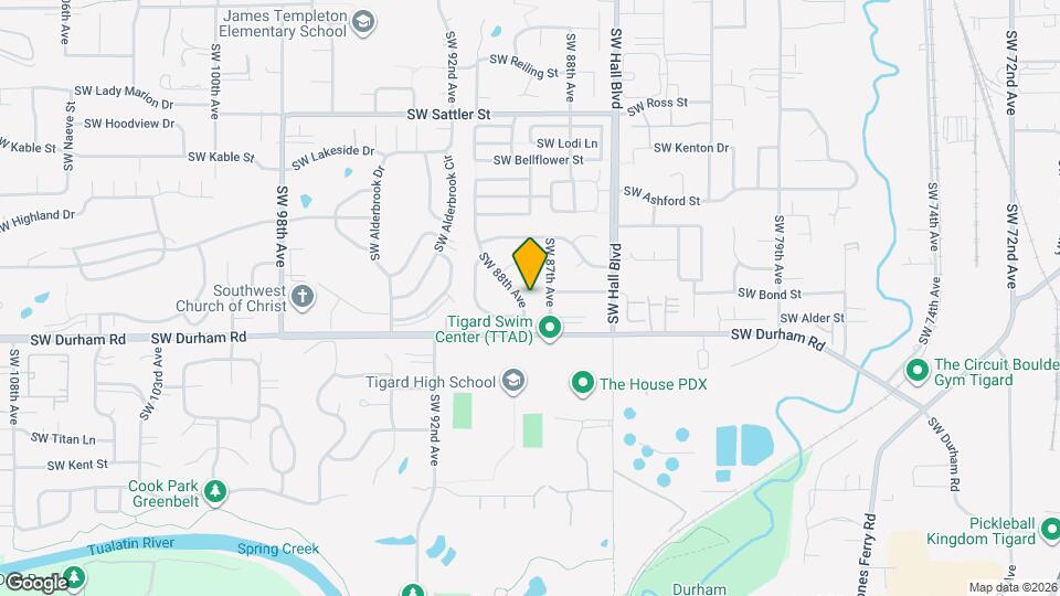 15870 SW 88th Ave Map and Location Details