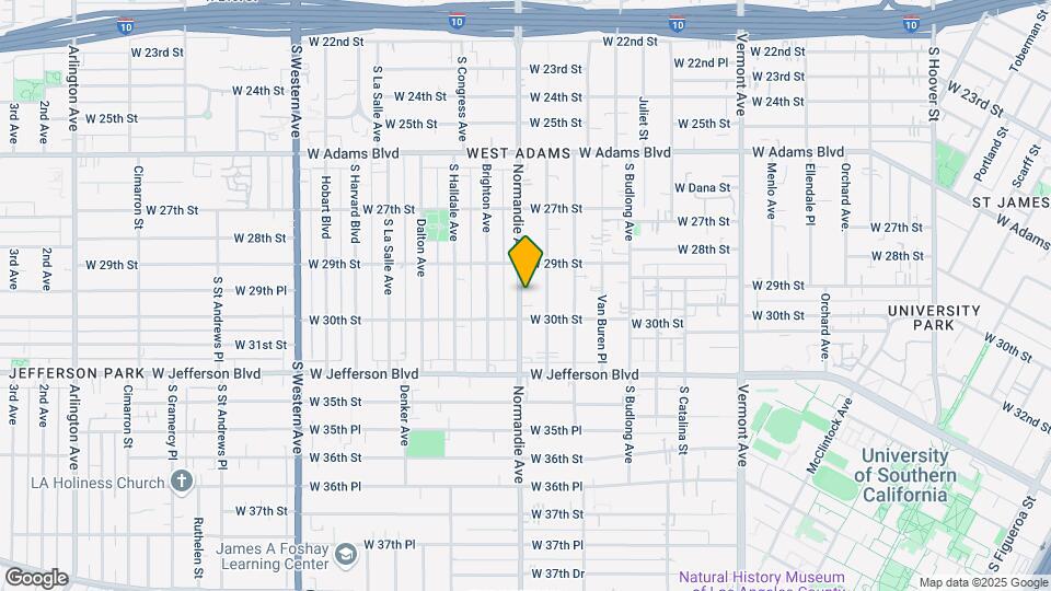 2932 1/2 Normandie Ave Map and Location Details