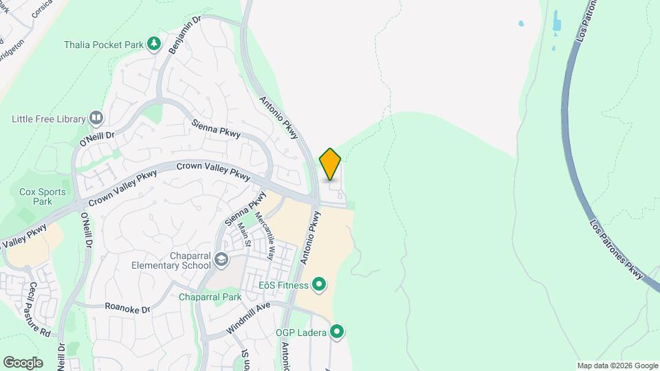 Remington at Ladera Ranch - Active Seniors 55+ Map and Location Details