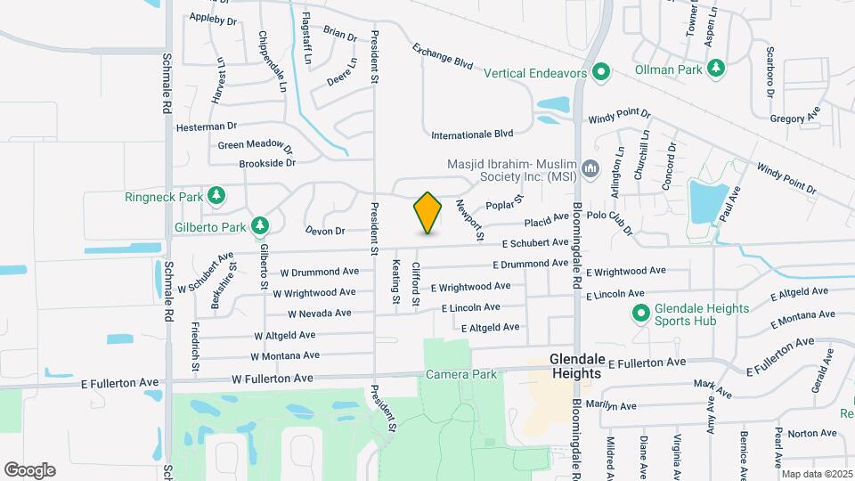 54 E Schubert Ave Map and Location Details