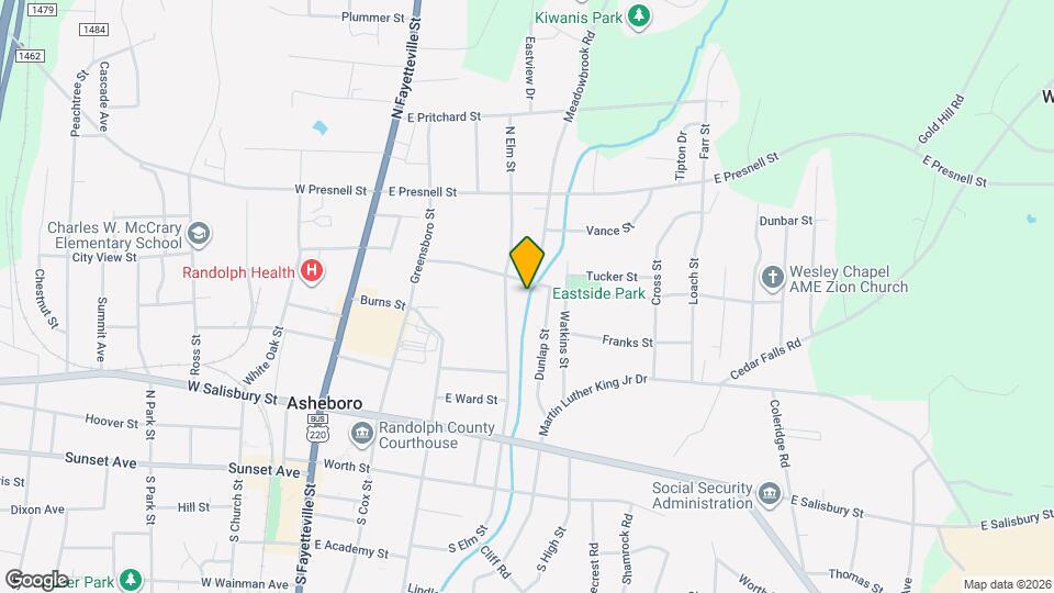 422 B Brewer St Map and Location Details